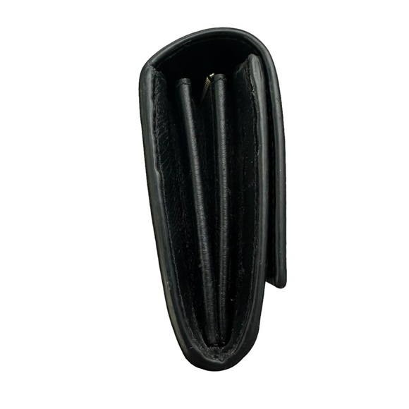 Celine Large Flap Wallet In Grained Calfskin Black - Picture 13 of 16